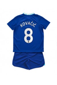 Fotbalové Dres Chelsea Mateo Kovacic #8 Dětské Domácí Oblečení 2022-23 Krátký Rukáv (+ trenýrky)